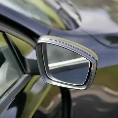 Vista 9 de BDFHYK Cristal de espejo Compatible con VW Passat 2012-2015, espejo retrovisor convexo con placa de respaldo 561857522A, 5C6857522A, calefactable
