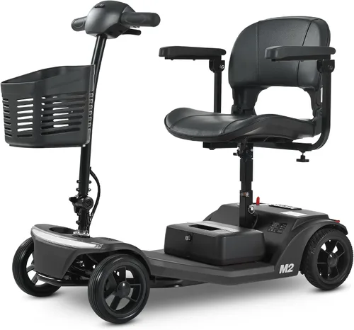 Vista 12 de Metro Mobility Patinetes eléctricos de movilidad de 4 ruedas para adultos, capacidad de 300 libras, scooter plegable de movilidad para personas