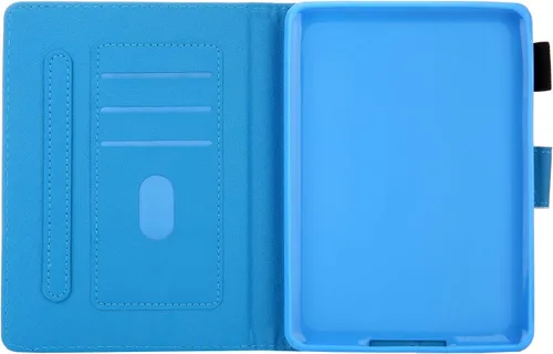 Vista 4 de Funda tipo libro para Kindle Paperwhite de 10ª/7ª/6ª/5ª generación, funda protectora ligera con ranuras para tarjetas, encendido automático