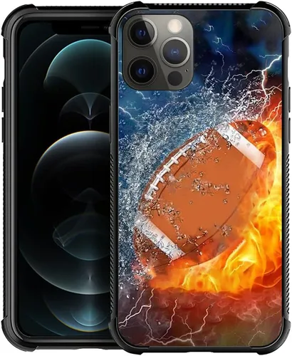 Vista 10 de DAIZAG Funda compatible con iPhone 12 Pro Max, funda suave a prueba de golpes para niños y hombres, funda de regalo, bandera estadounidense