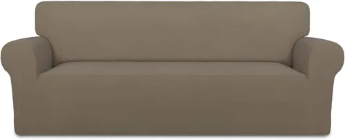 Vista 8 de PureFit Funda súper elástica para sofá reclinable con bolsillo, funda de sofá suave y antideslizante de elastano, lavable, protector de muebles