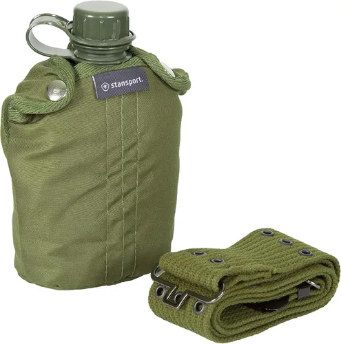 Vista 2 de Stansport G.I. Style Canteen, Cover & Belt (336)