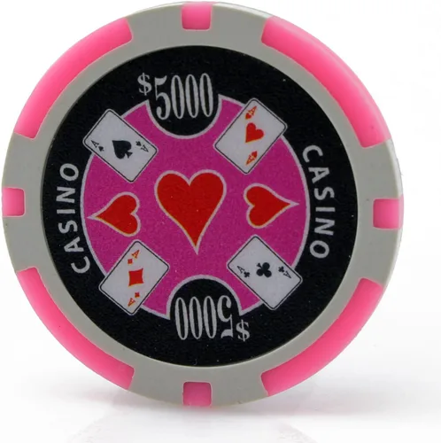 Vista 6 de Versa Games Fichas de casino Ace en 0.41 oz de peso - Paquete de 50 (elegir colores)