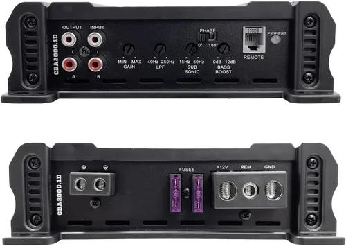 Vista 3 de ORION CBA2000.1D Amplificador de 2000W Máximo + COKIT4 Kit de Cableado de 4GA Combo para Sistemas de Audio de Vehículos