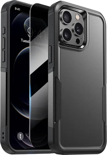 Vista 59 de Diaclara Funda diseñada para iPhone 12/iPhone 12 Pro, [con protector de pantalla de privacidad] [antiespía]