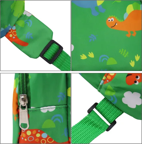 Vista 7 de ANKOMINA Bolso bandolera pequeño para niños, lindo bolso cruzado de dibujos animados, bolsa de hombro de unicornio dinosaurio para exteriores