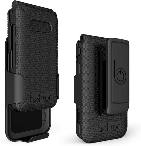 Vista 4 de BELTRON Funda para AT&T Cingular Flip IV con clip para cinturón (U102AA) - Negro