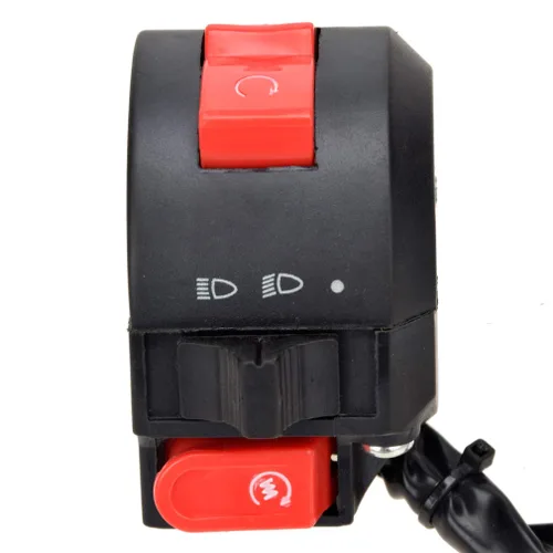 Vista 8 de HIAORS Interruptor de Luz de Parada del Arranque Izquierdo Enchufe Macho Compatible con TaoTao Coolster ATV 125cc 110cc 90cc 70cc 50cc RoKeta Sunl
