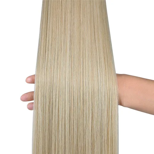 Vista 6 de Extensión de cola de caballo de 30 pulgadas de pelo largo lacio sintético, liso y suave, cola de caballo alta con clip de peine