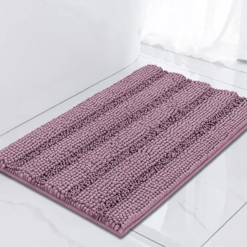 Vista 156 de Turquoize Alfombra de baño de chenilla de lujo para baño, extra absorbente, alfombra de ducha de microfibra antideslizante para baño, alfombra Aqua