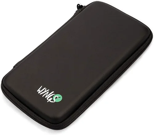 Vista 4 de WYNGS - Funda protectora para calculadora gráfica Texas Instruments TI-84 Plus CE en color negro