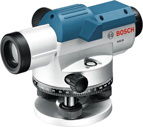 Vista 10 de Bosch GOL26CK 26X Kit de nivel óptico automático, incluye trípode de aluminio, varilla de nivelación, plomada, kit de herramientas y estuche