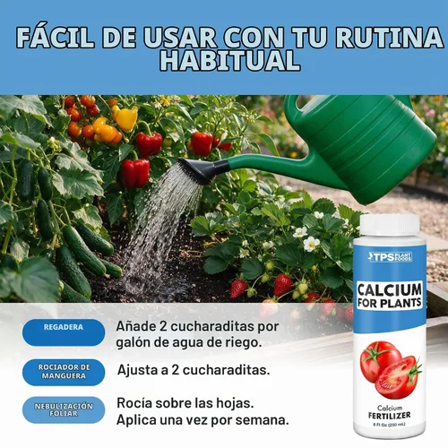 Vista 5 de Calcio para plantas - Suplemento líquido de calcio para un crecimiento más fuerte, 8 onzas