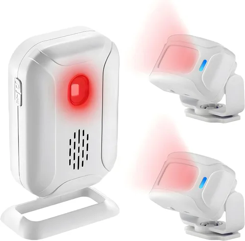Vista 15 de Timbre con sensor de movimiento Greencycle para negocios con voz personalizada, sensor de movimiento por infrarrojos con generador de ruido