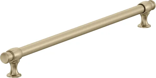 Vista 63 de Amerock Mango de gabinete Bronce champán 3-3/4 pulgadas (96 mm) de centro a centro Winsome paquete de 1 unidad Tirador de cajón Manija