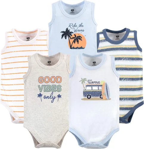 Vista 43 de Hudson Baby Mamelucos sin mangas unisex de algodón para bebé Béisbol