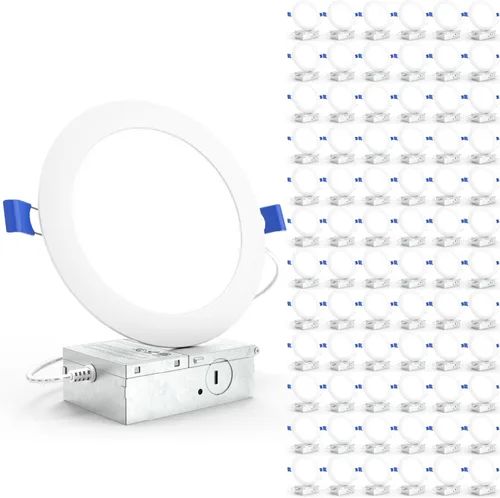 Vista 9 de Sunco - Paquete de 12 luces LED empotrables ultrafinas sin lata de 6 2700K