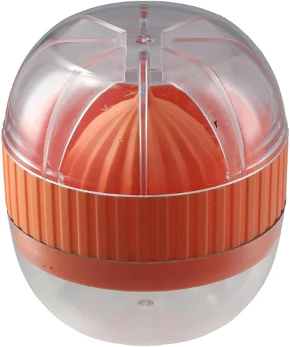 Vista 6 de Exprimidor manual de limón, 2 piezas de exprimidor de naranja cítrico con vaso de plástico, prensa de frutas fácil de usar para bar y hogar