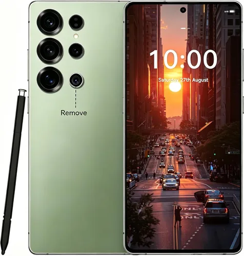 Vista 16 de Teléfonos desbloqueados, teléfono celular C24 Ultra Android 14, teléfono inteligente 8G+256G, Snapdragon 8 Gen3/6800mAh carga rápida/pantalla de 6.8