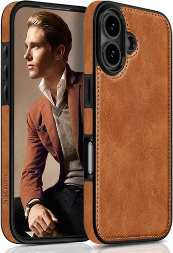 Vista 14 de LOHASIC Funda para iPhone 17e, para iPhone 16e, funda de cuero, delgada y delgada de lujo, agarre antideslizante, resistente a prueba de golpes