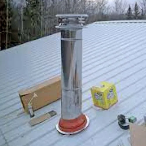 Vista 2 de Dektite Base cuadrada de silicona de alta temperatura de arranque intermitente #6 ROJO (tubos de diámetro exterior de 5"-9")