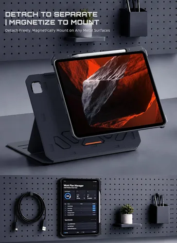 Vista 5 de SUPCASE Funda para iPad Pro de 13 pulgadas M5/M4 2025/2024 con soporte
