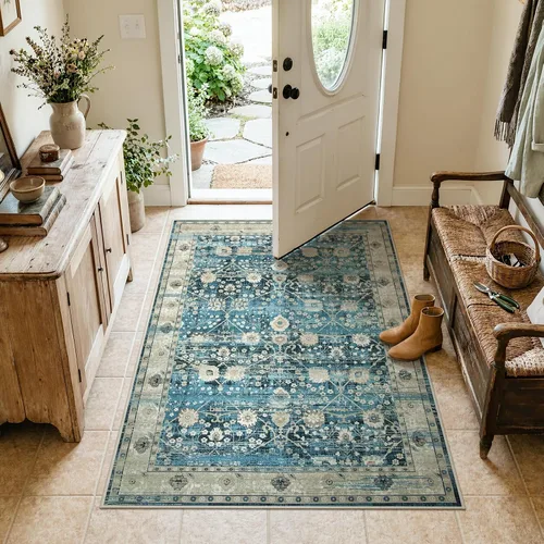 Vista 9 de Anidaroel Alfombra para Silla de Oficina para Piso de Madera Dura, Protector para Silla con Ruedas de 36"x48", Alfombra para Computadora