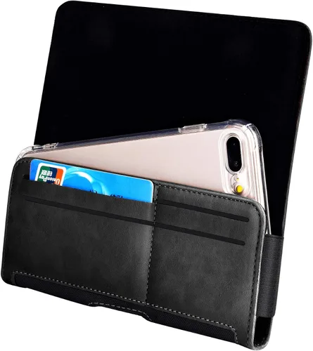 Vista 3 de BECPLT Funda para cinturón para Galaxy S23 FE, funda de nailon para teléfono celular con clip para cinturón y estuche de transporte para Galaxy S23+