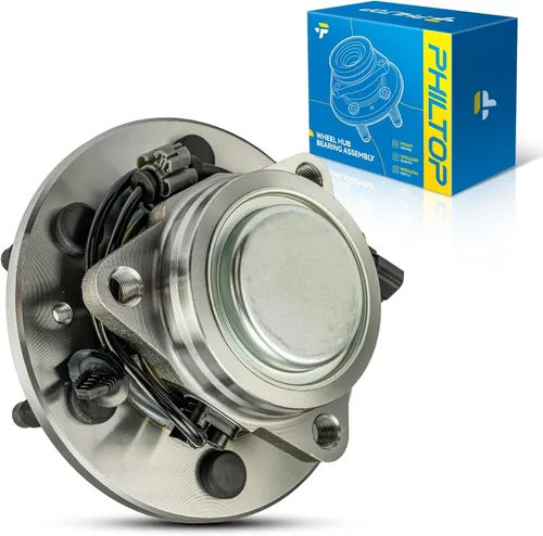 Vista 70 de PHILTOP 512012 x2 Conjunto de cubo de cojinete de rueda trasera para Volkswagen Jetta for 1998-2010 Volkswagen Beetle, 1999-2005 Volkswagen Jetta