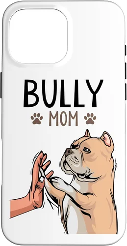 Vista 19 de Funda para iPhone 13 Pro Max American Bully Mom Dog Mama Dog Dog Holder