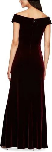 Vista 2 de Alex Evenings Vestido largo con hombros descubiertos para mujer