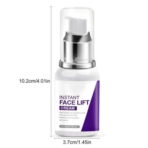 Vista 7 de Crema facial instantánea, crema facial reafirmante antienvejecimiento con colágeno, nutrición, reduce líneas finas y arrugas, mejora la elasticidad