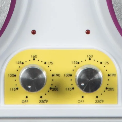 Vista 9 de TOO NAKED HAIR REMOVAL Calentador de cera doble de alta calidad, calentador de cera de parafina para depilación doble con controles de temperatura