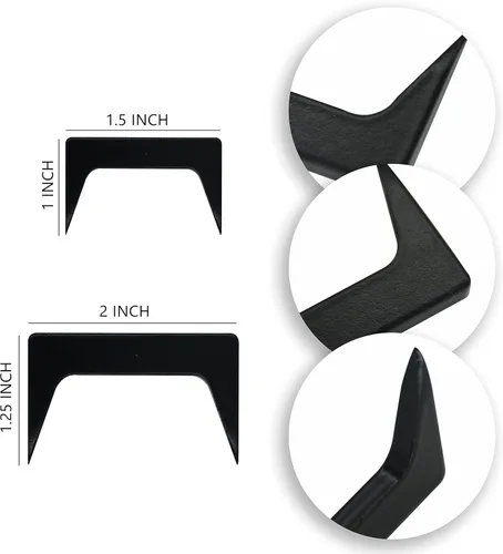 Vista 5 de Abrazaderas de madera de 1.5 pulgadas, patas cónicas para carpintería para perros, patas cónicas para carpintería, panel pegado, taburete de mesa