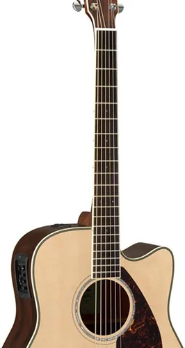 Vista 4 de Yamaha fg820 Guitarra Acústica, color natural, Natural