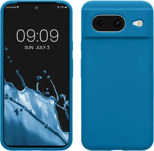 Vista 95 de kwmobile Funda compatible con Google Pixel 7 - Funda de silicona TPU con acabado suave - Piedra antigua