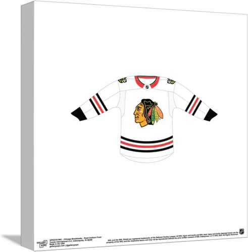 Vista 9 de Trends International Gallery Pops NHL Chicago Blackhawks - Póster de pared frontal de uniforme de carretera, 12.00 x 12.00 pulgadas, versión