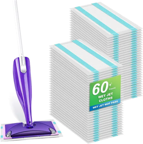 Vista 13 de 50 almohadillas desechables para mopa Swiffer Power Mop Pads Paquete de 50 púrpura