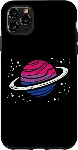 Vista 13 de iPhone 16 Bisexual Planet Saturn Bi Pride Flag Lgbtq Men Women Kids Case