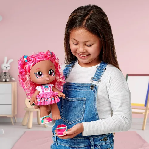 Vista 6 de Kindi Kids Perfumadas Sisters - Muñeca de juego preescolar de 10 pulgadas - Berri D'Lish