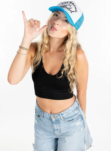 Vista 7 de Funky Junque Gorra de béisbol de malla para mujer, para despedida de soltera