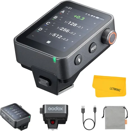 Vista 13 de GODOX X3 Pro S X3Pro-S TTL - Disparador de flash inalámbrico para Sony, transmisor de flash con pantalla táctil inalámbrica de 2.4G, compatible