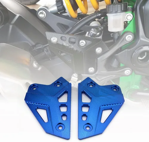Vista 10 de Accesorios de aluminio CNC para motocicleta, reposapiés, juego trasero, estribera, placas de talón, protector para Kawa' Z900 2017-2022 2023