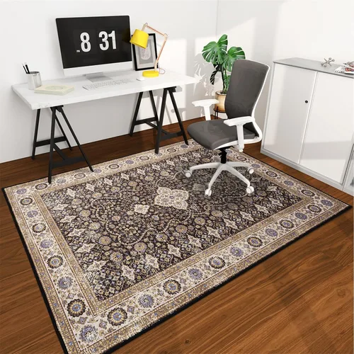 Vista 47 de Tapete para silla de oficina para suelo de madera dura, 48"x36" tapete protector de escritorio de computadora de fácil deslizamiento para silla Hoja