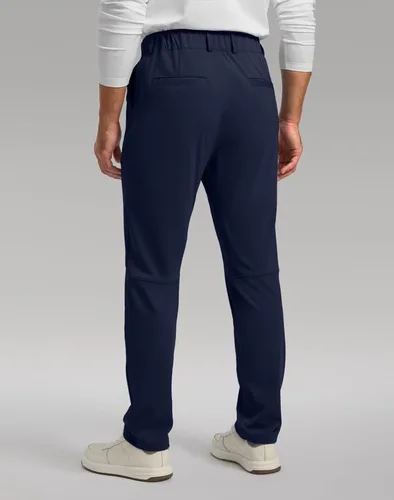 Vista 3 de Soothfeel Pantalones de golf para hombre con 5 bolsillos, ajustados, elásticos, casuales, de viaje, pantalones de trabajo para hombre