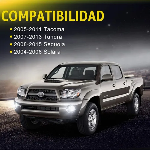 Vista 2 de Suparee. - Conjunto de luces antiniebla LED para Tacoma, Tundra 4runner, Corolla, Camry. Fits Tacoma 2005-2011/Tundra 2007-2013/Sequoia