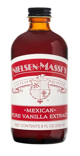 Vista 4 de Nielsen-Massey Extracto de vainilla pura mexicana para hornear y cocinar, botella de 2 onzas con caja de regalo