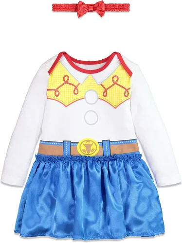 Vista 2 de Disney Pixar Toy Story Jessie Halloween - Vestido de cosplay para bebés y niñas recién nacidos a bebés