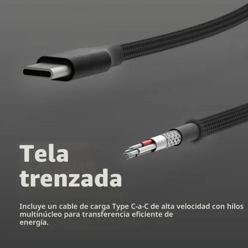 Vista 4 de POUT H3 PRO Dual Qi - Alfombrilla de mouse de carga inalámbrica dual para teléfonos inteligentes y auriculares, superficie lisa con base