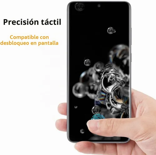 Vista 4 de Protector de pantalla de privacidad para Galaxy S20 Ultra, compatible con fundas, huellas dactilares disponibles, película suave para Samsung Galaxy
